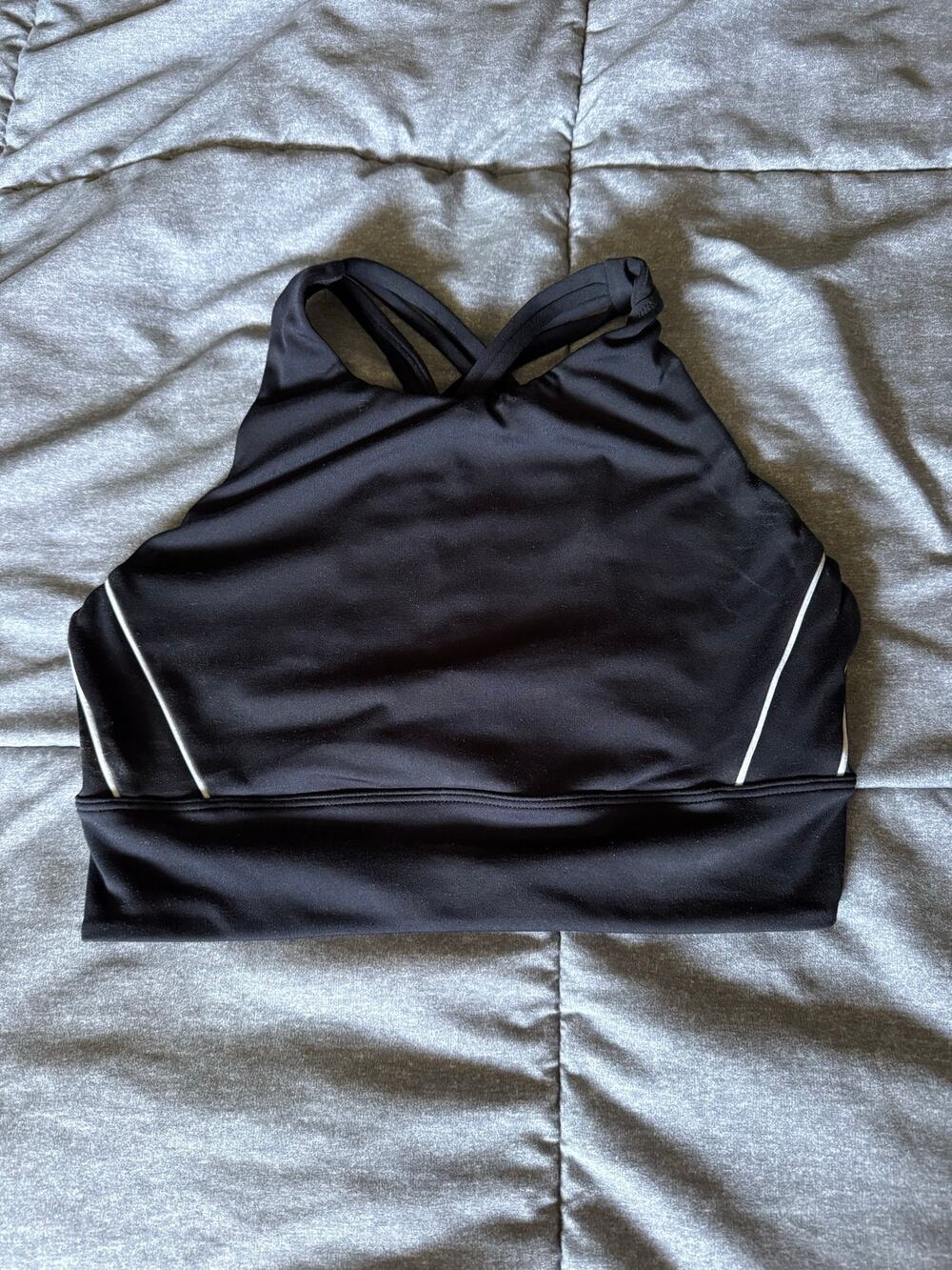 Victoria’s Secret Yoga Active Bra Top Black Large